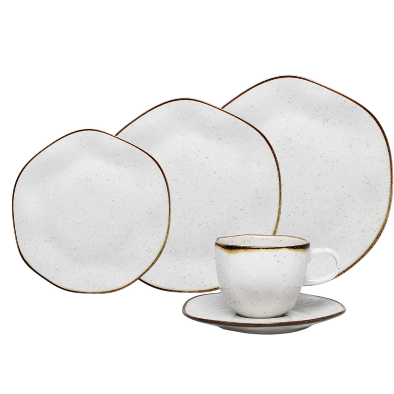 Aparelho de Jantar em Porcelana Conjunto de Luxo + BRINDES - ANTECIPA NATAL